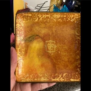 Vtg Certified international fruit filigree canapé plate